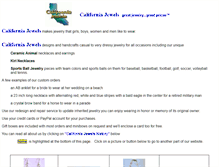 Tablet Screenshot of californiajewels.com